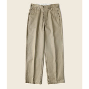 1970s Straight-Leg Work Pants Khaki Non Stock 100% Cotton Fits 34 Read